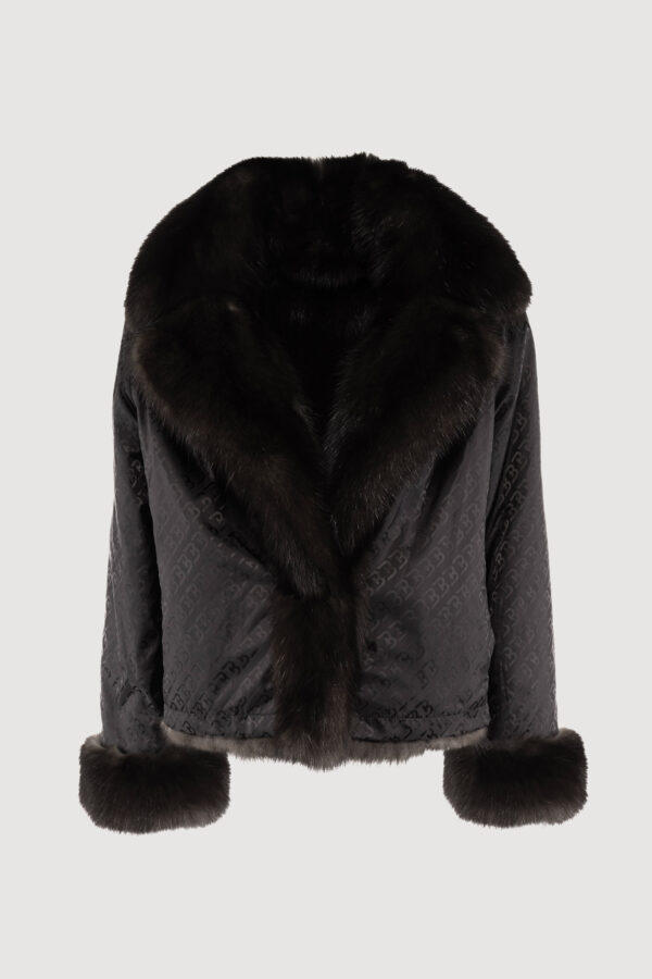 Jacket logoed with sable dark farm doubleface