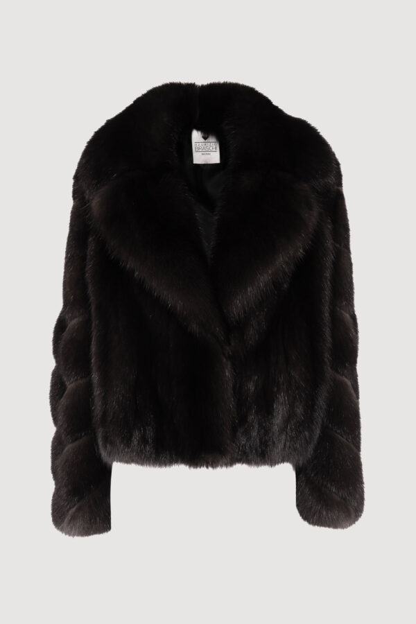 Dark farm sable jacket