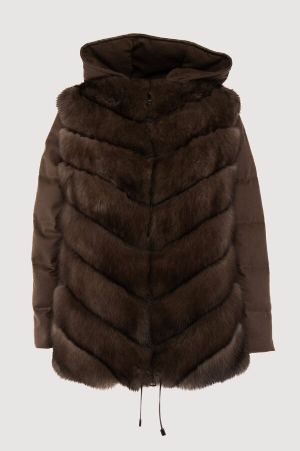 Graphite sable vest