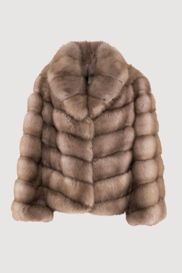 Jacket in sable majesty