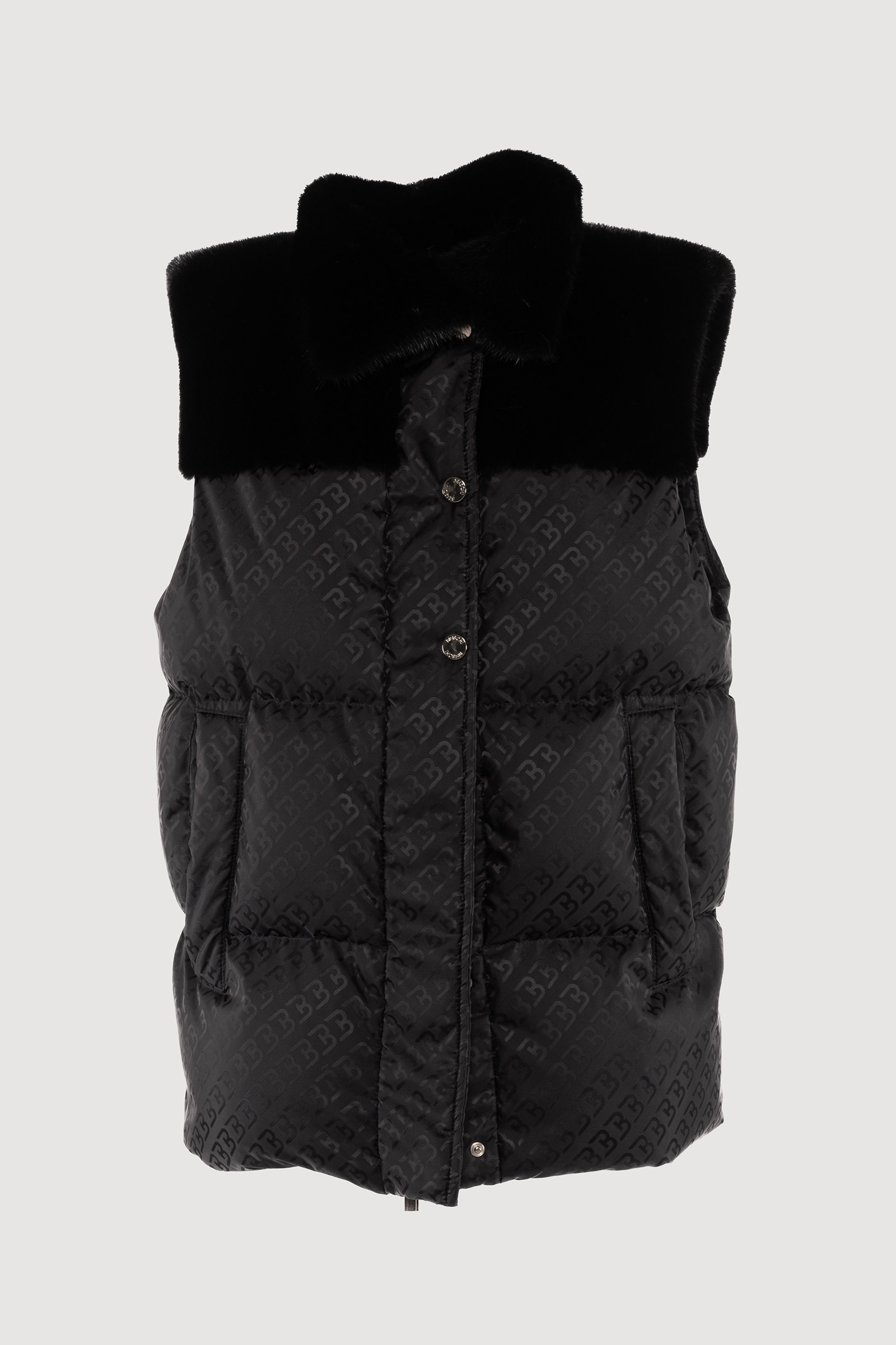 Logo vest and mink black nafa