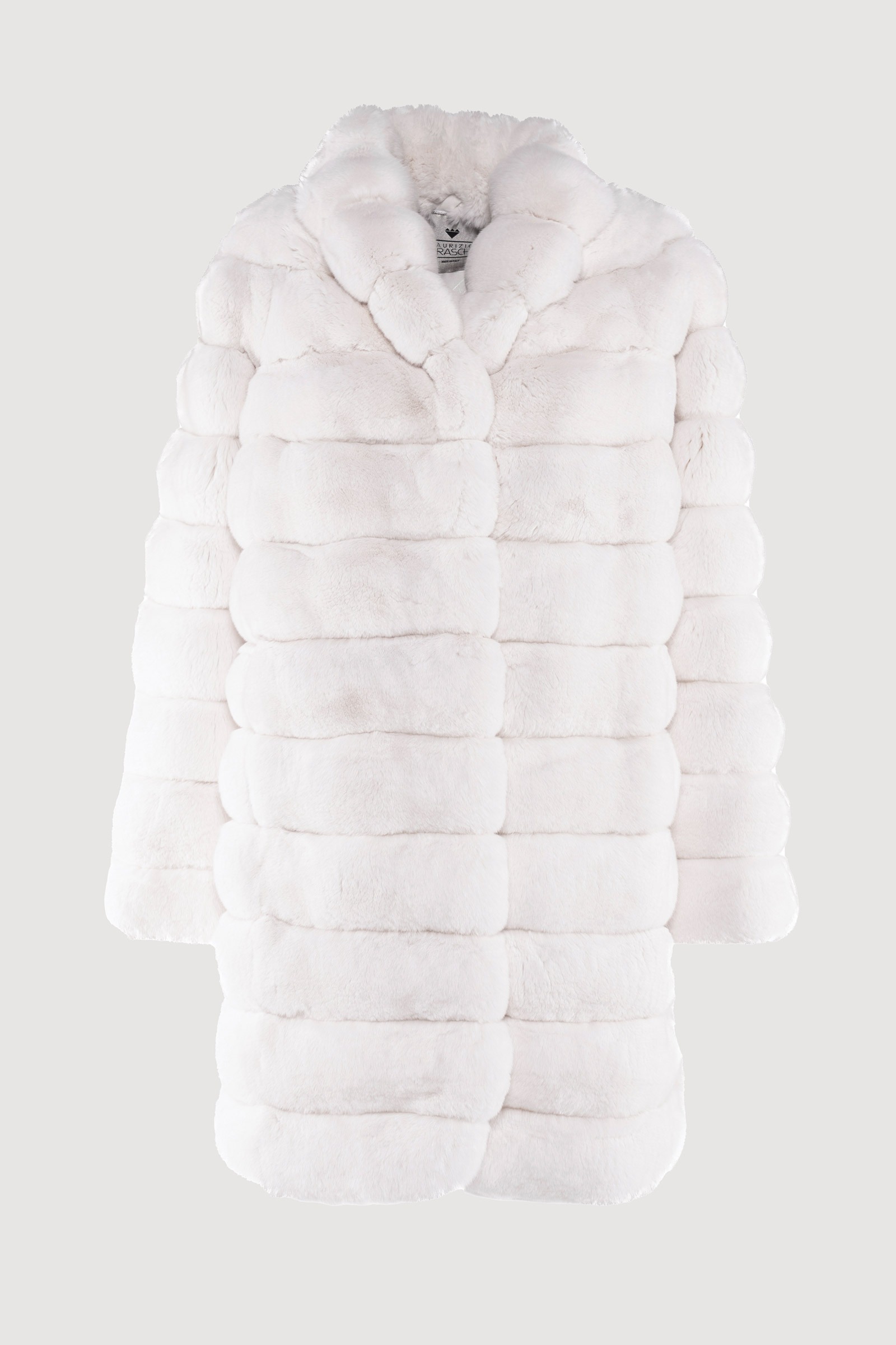 White chinchillà coat