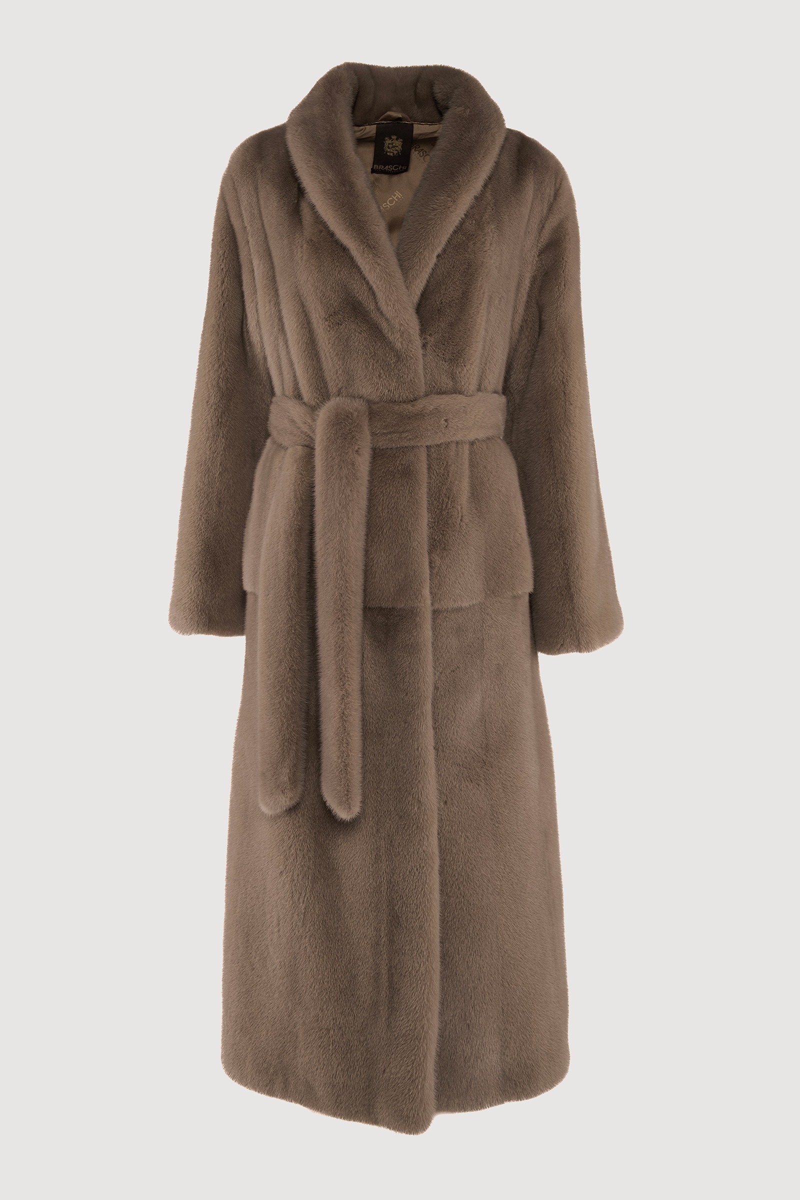 Ermine mink coat