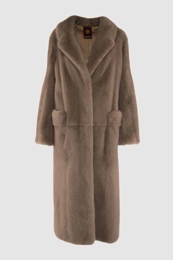 Ermine mink coat