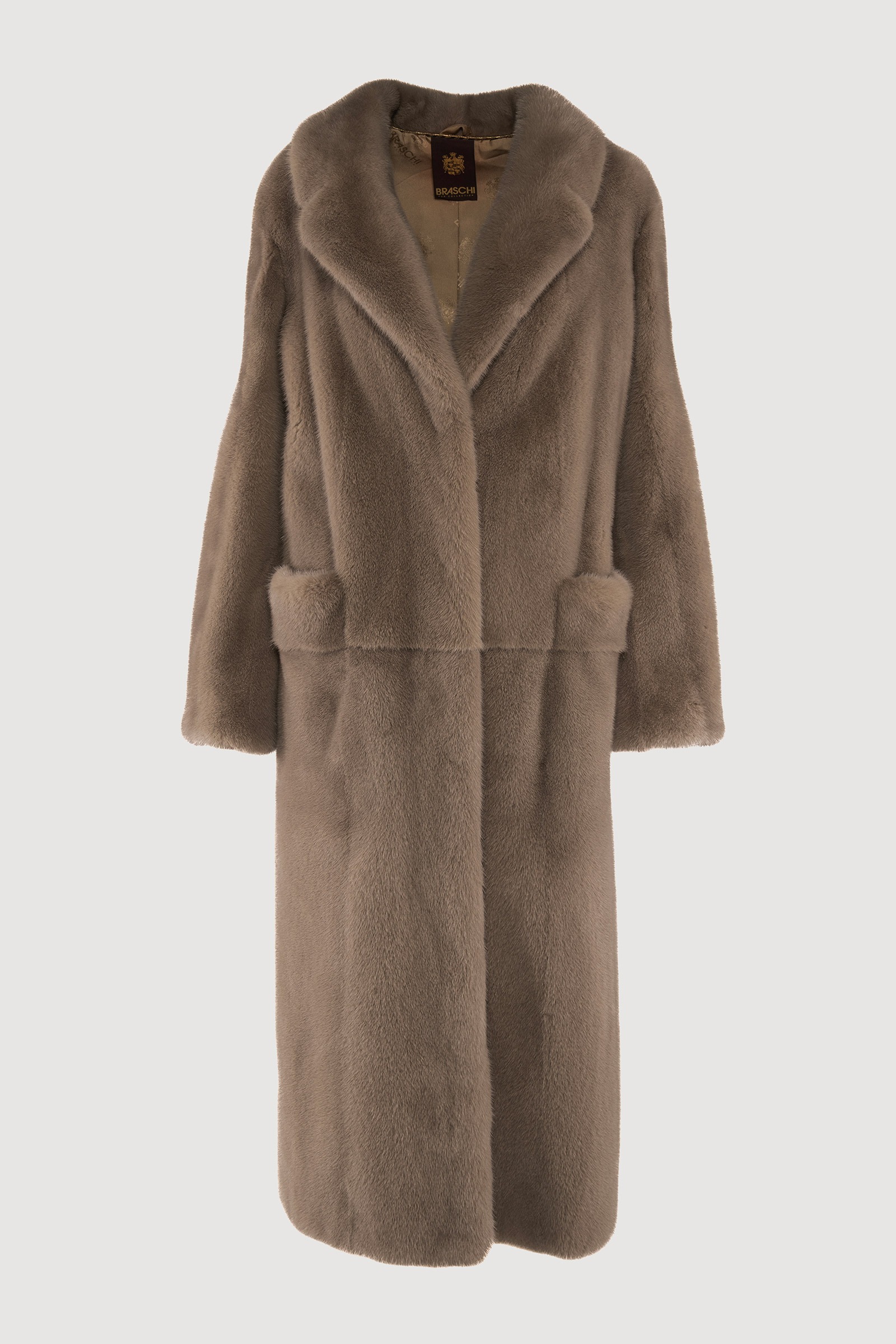 Ermine mink coat