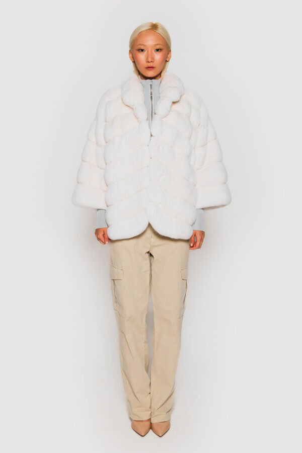 White chinchillà jacket