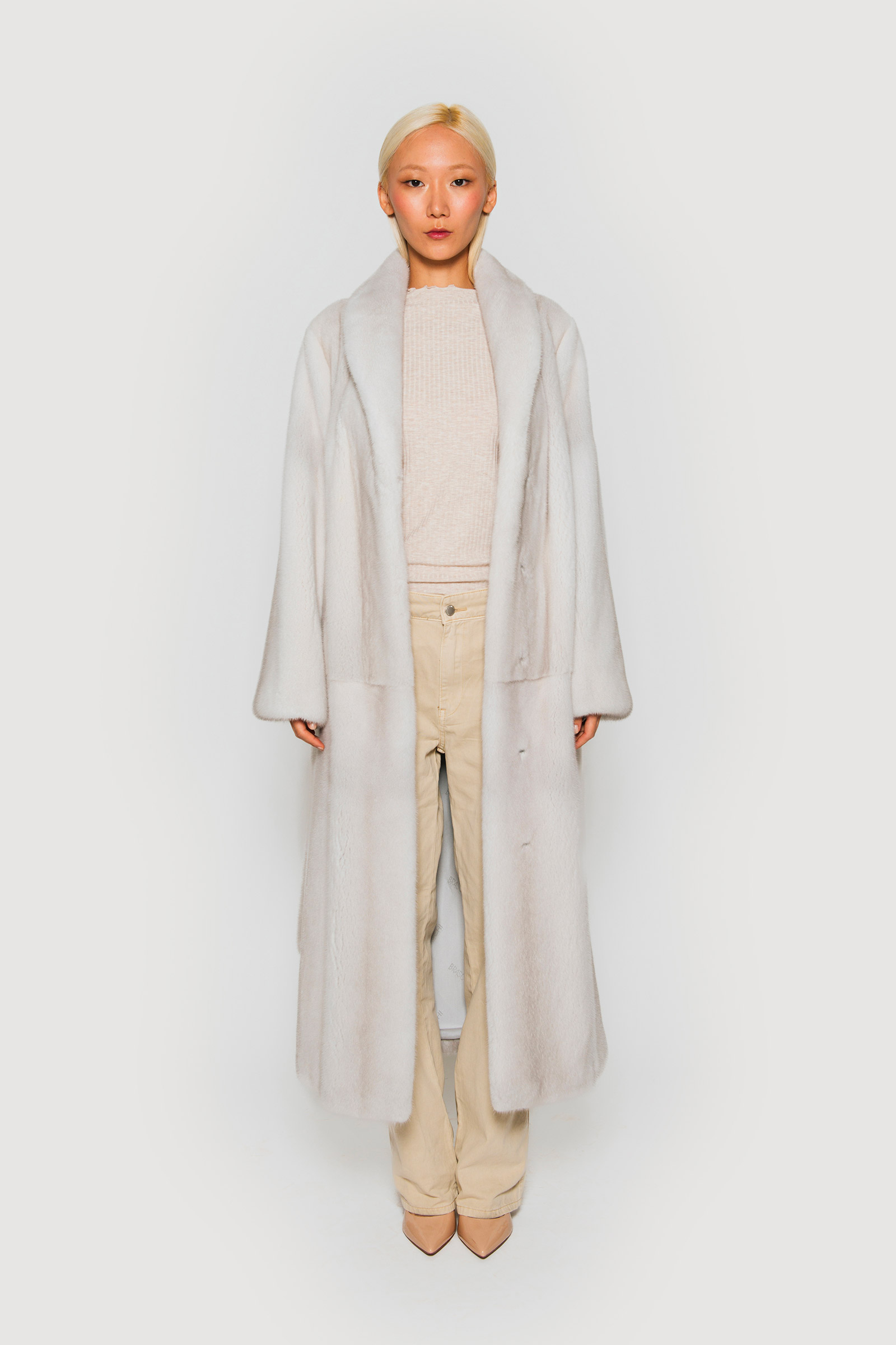 Mink violet coat