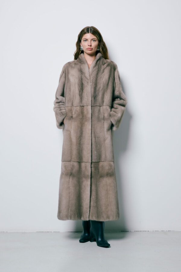 Wild mink coat