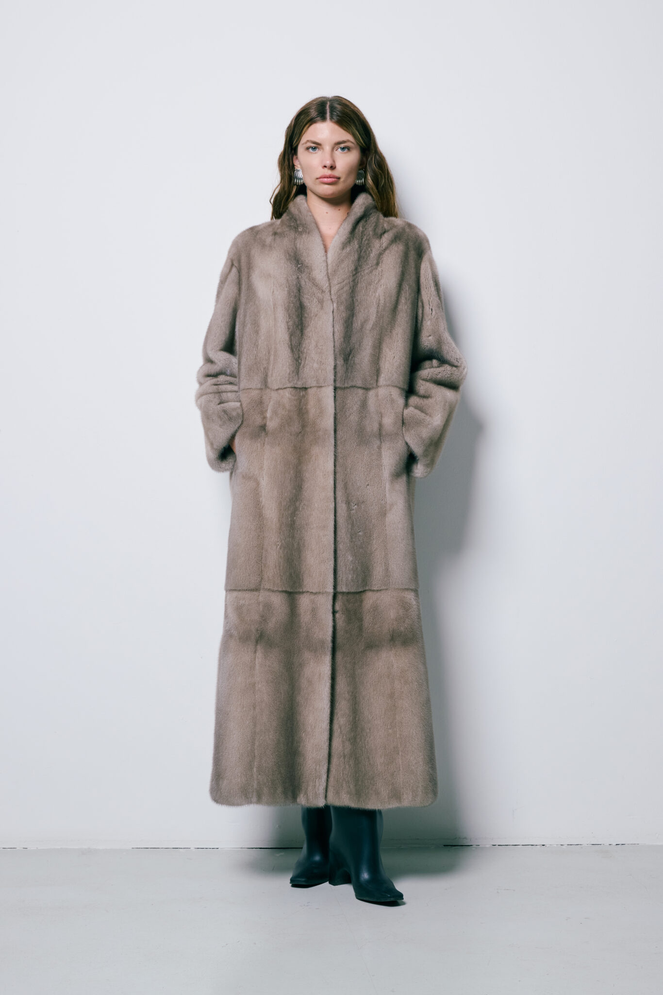 Wild mink coat